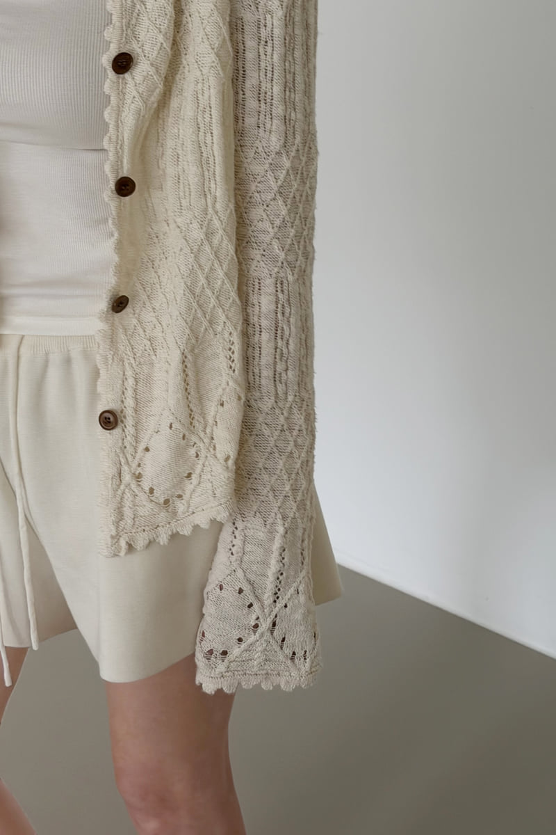 Connaught - Korean Women Fashion - #momslook - Clam Cardigan