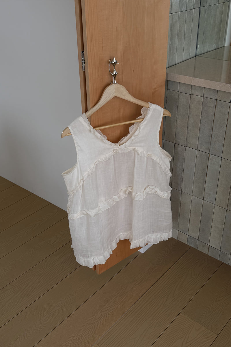 Connaught - Korean Women Fashion - #momslook - Cont Linen Sleeveless - 2