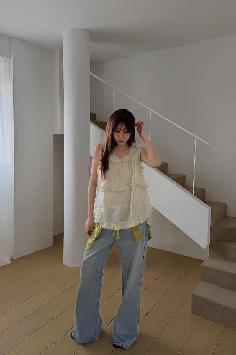 Connaught - Korean Women Fashion - #momslook - Camden Wide Bootcut Denim - 7