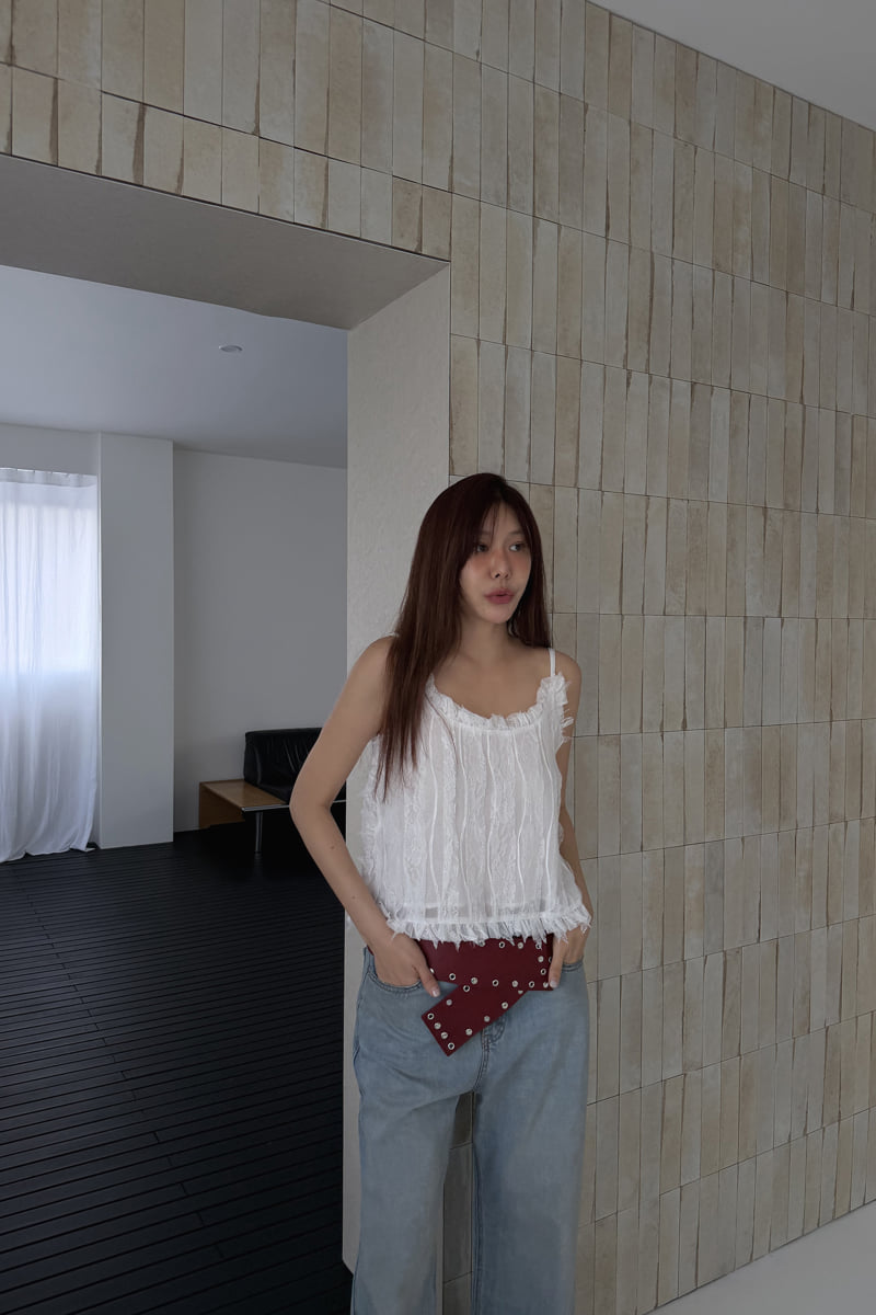Connaught - Korean Women Fashion - #momslook - Lace Popo Sleeveless - 3