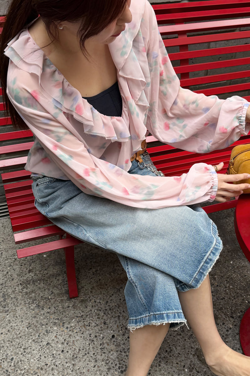 Connaught - Korean Women Fashion - #momslook - Ciel Flower Blouse - 9