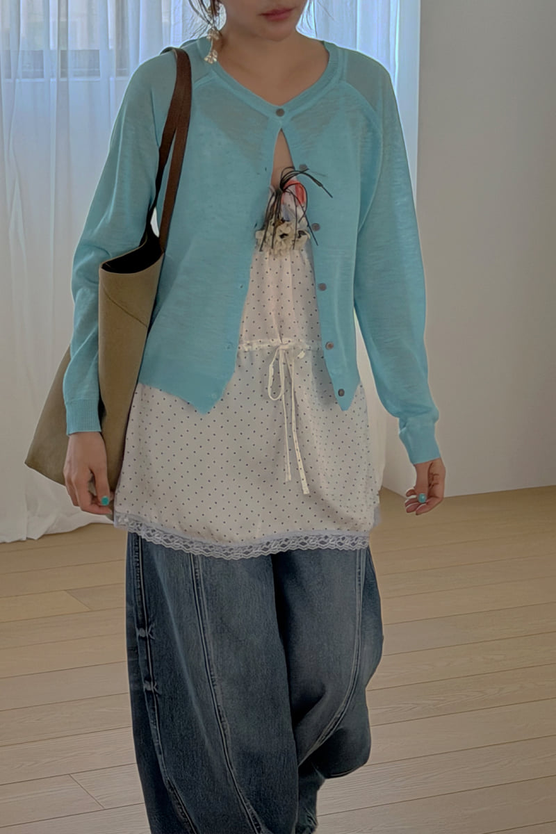 Connaught - Korean Women Fashion - #momslook - Blooming Cardigan - 5