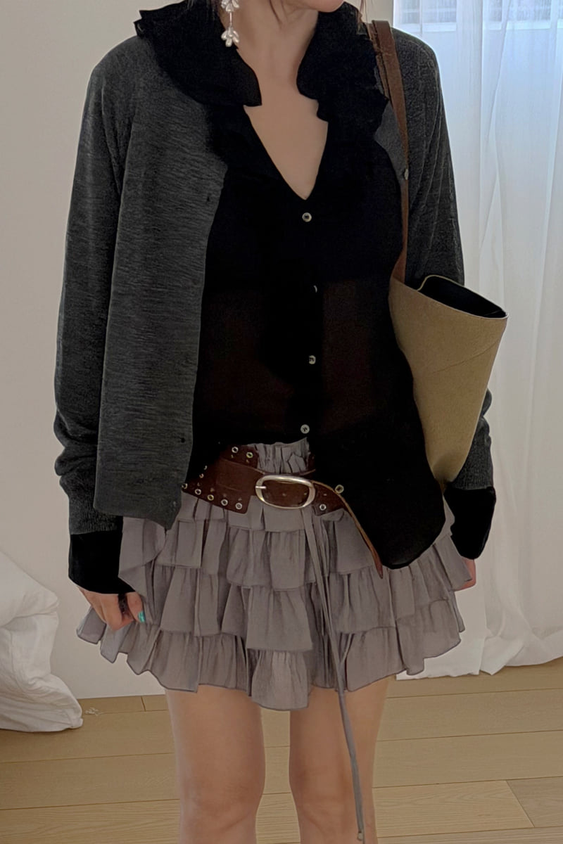 Connaught - Korean Women Fashion - #momslook - Blooming Cardigan - 7