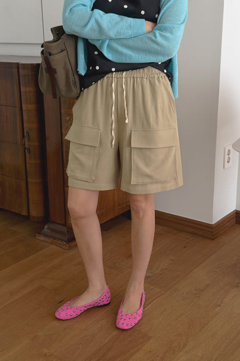 Connaught - Korean Women Fashion - #momslook - Pint Cargo Bermuda Pants - 6