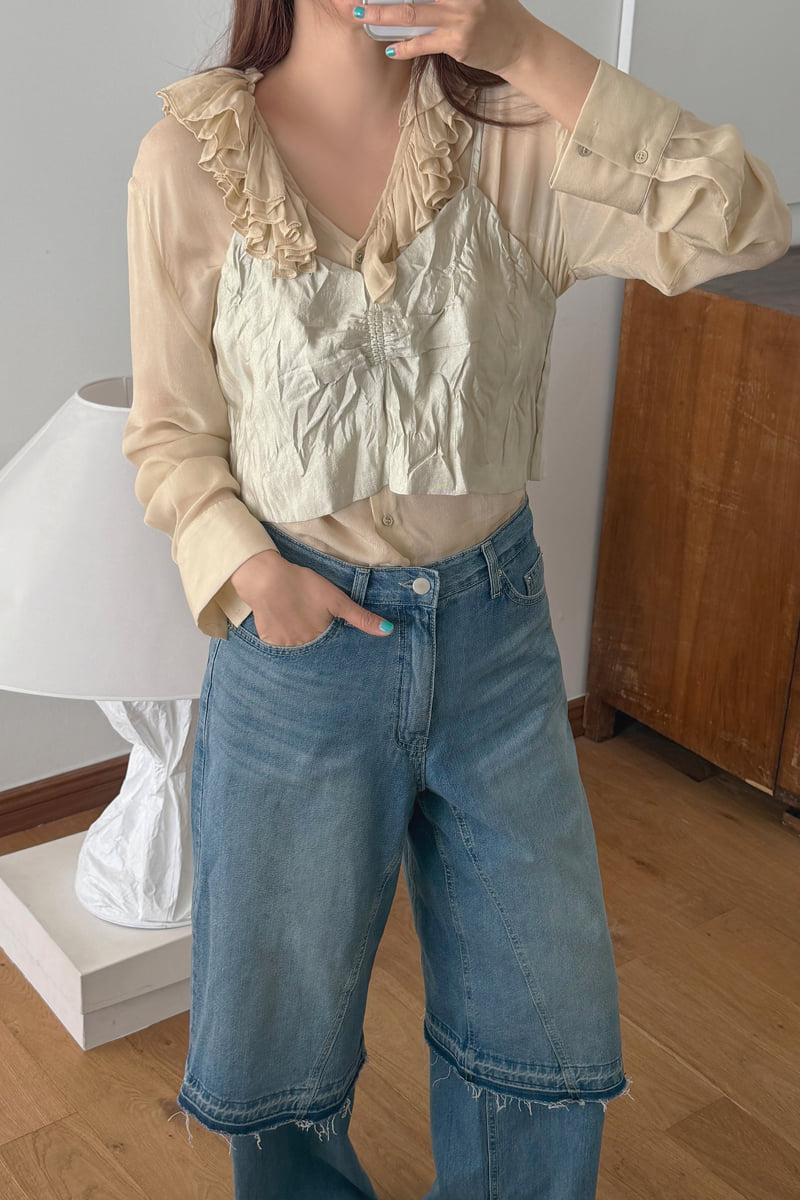 Connaught - Korean Women Fashion - #momslook - Rumple Top - 7