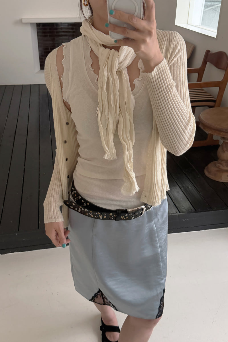 Connaught - Korean Women Fashion - #momslook - Linkle Muffler