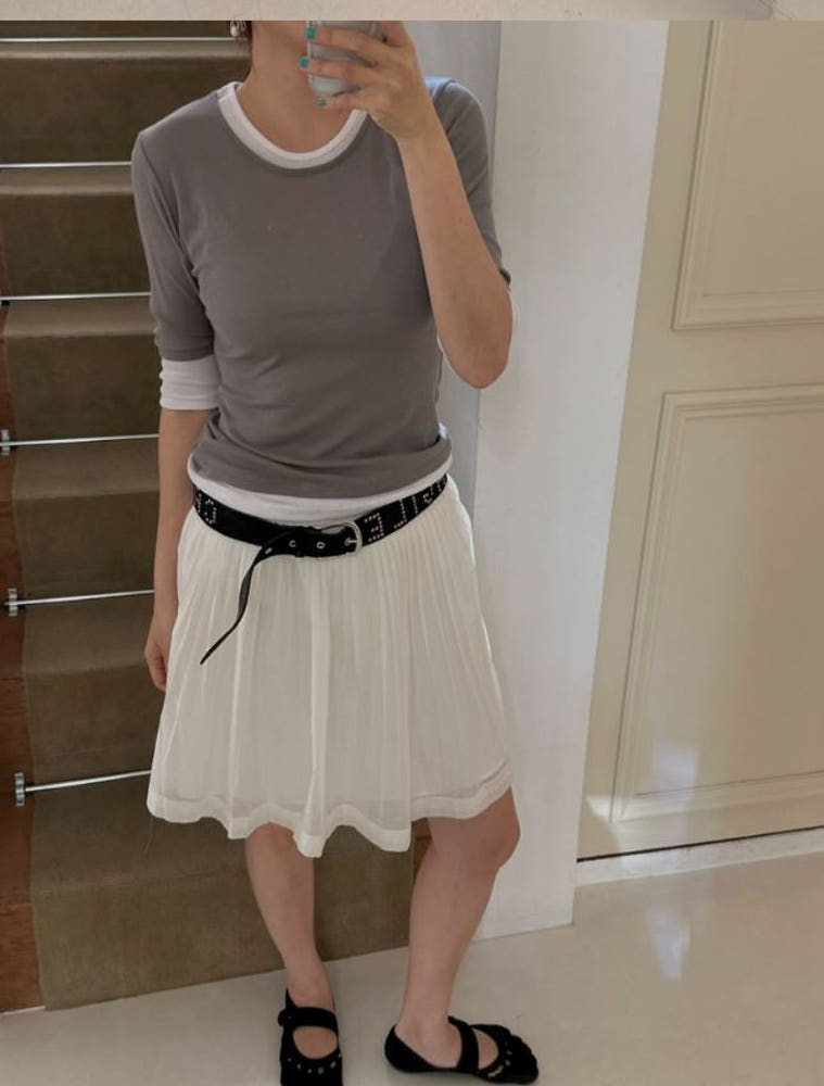 Connaught - Korean Women Fashion - #momslook - Poplin Skirt - 8