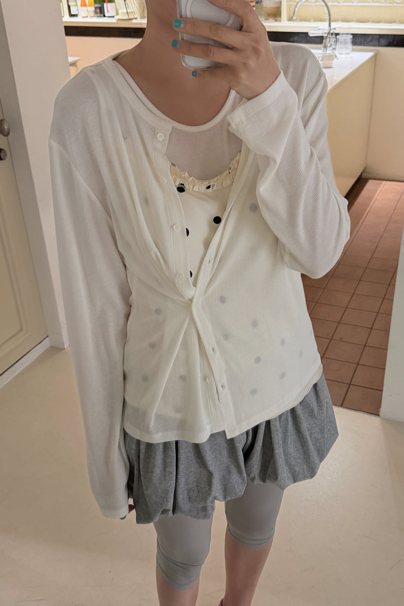 Connaught - Korean Women Fashion - #momslook - Double-Layer Cardigan Set - 6