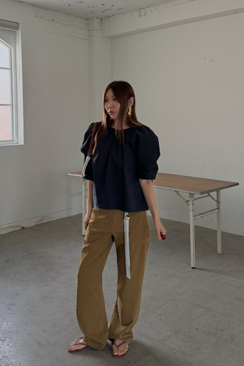 Connaught - Korean Women Fashion - #momslook - Big Hole Blouse
