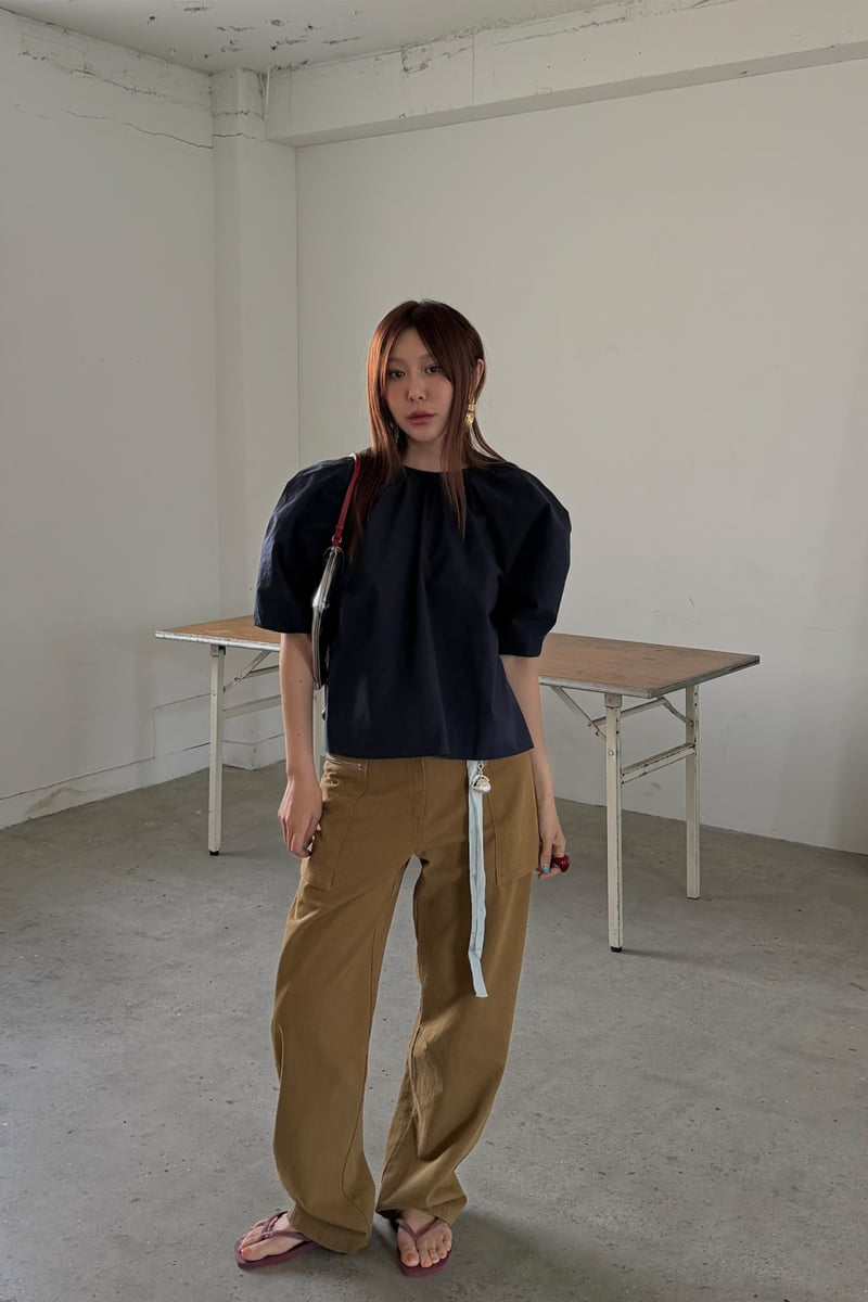 Connaught - Korean Women Fashion - #momslook - Big Hole Blouse - 3