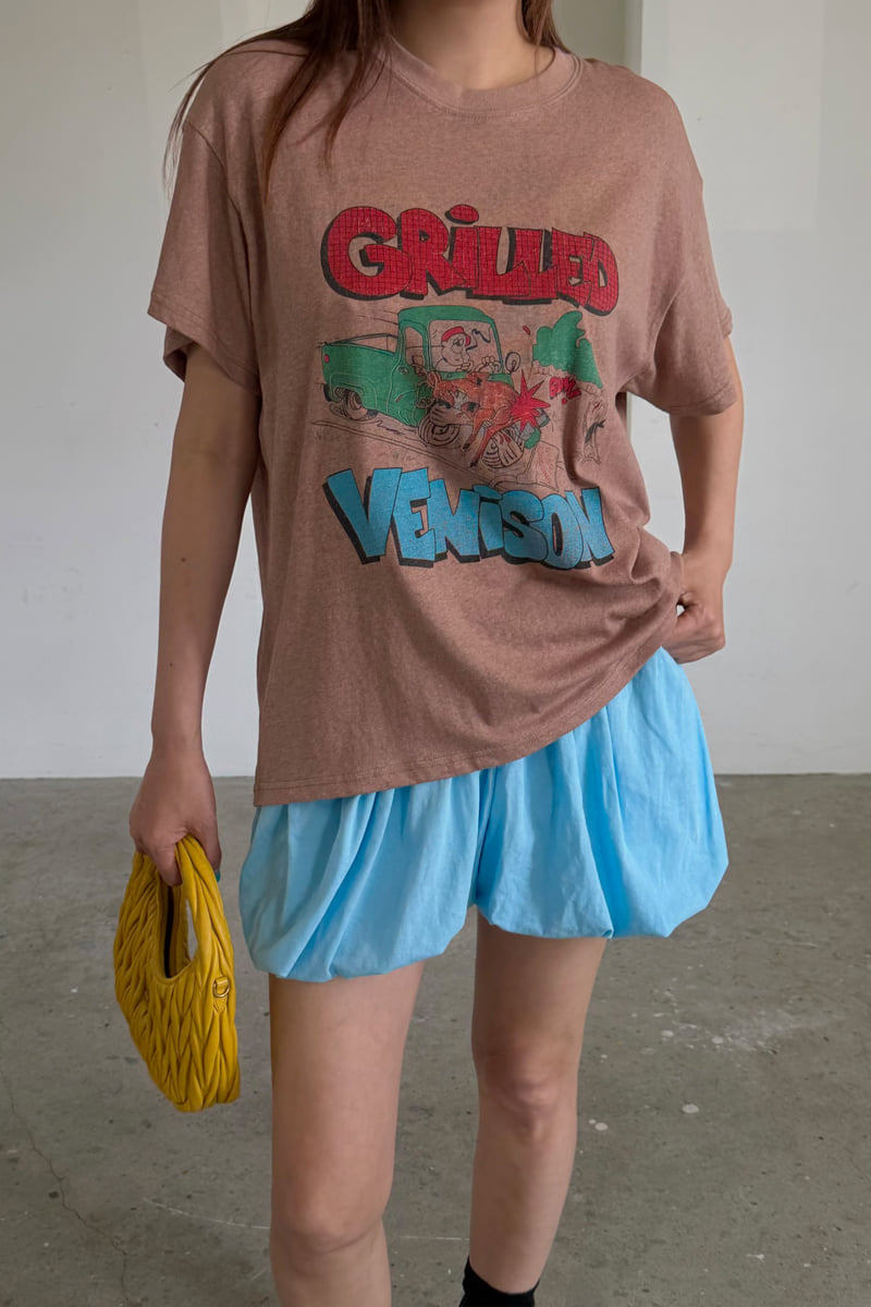 Connaught - Korean Women Fashion - #momslook - Deer Truck Tee - 10