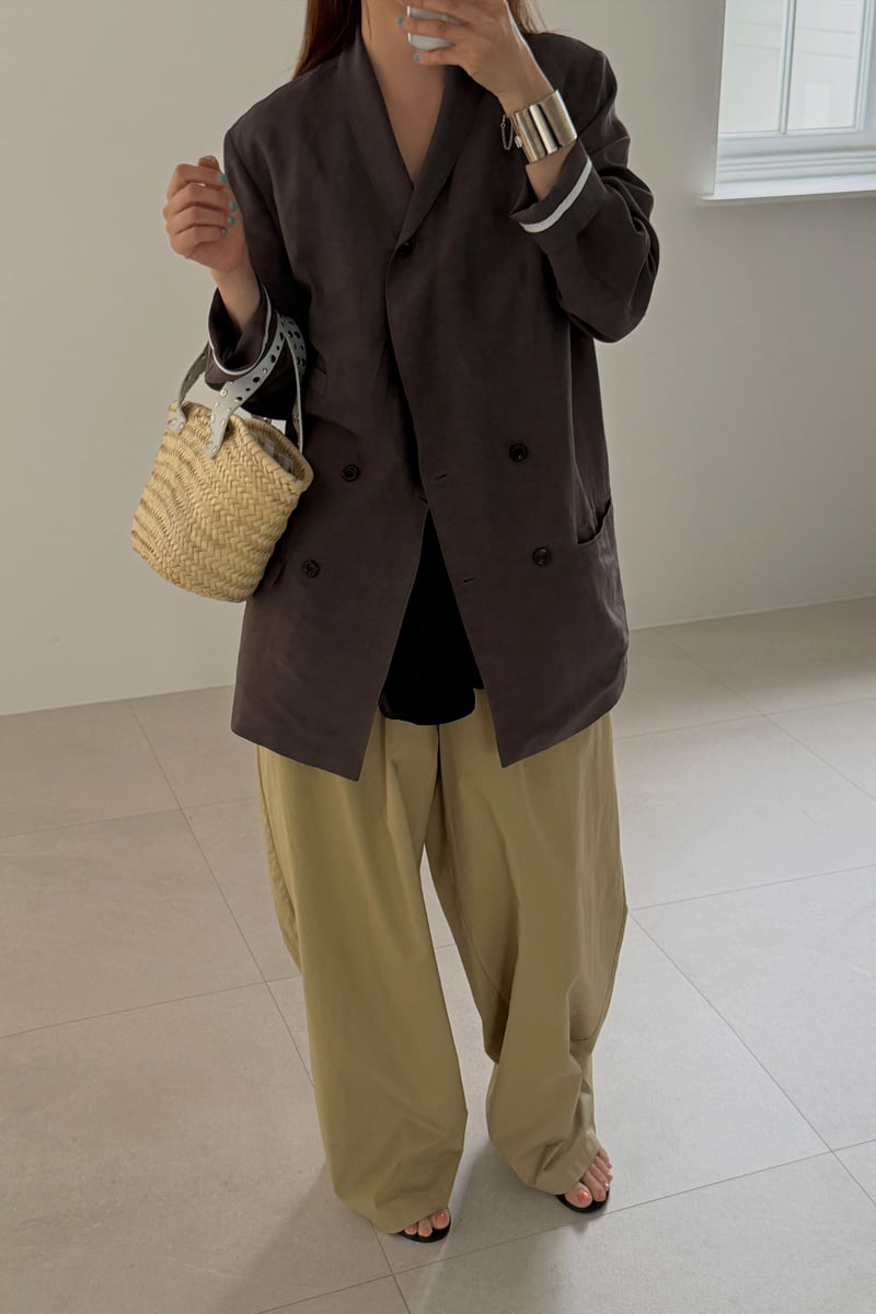 Connaught - Korean Women Fashion - #momslook - Bubble Cotton Pants - 9