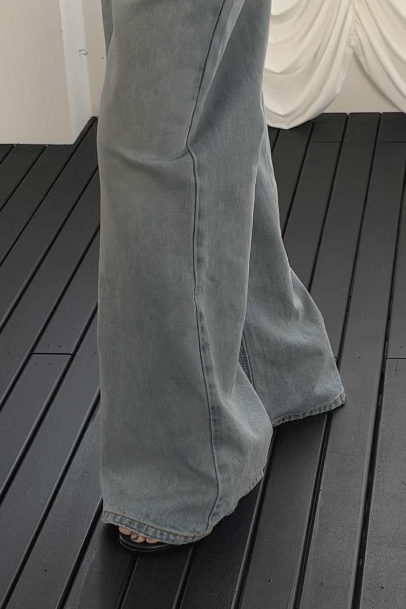 Connaught - Korean Women Fashion - #pursuepretty - Camden Wide Bootcut Denim - 11