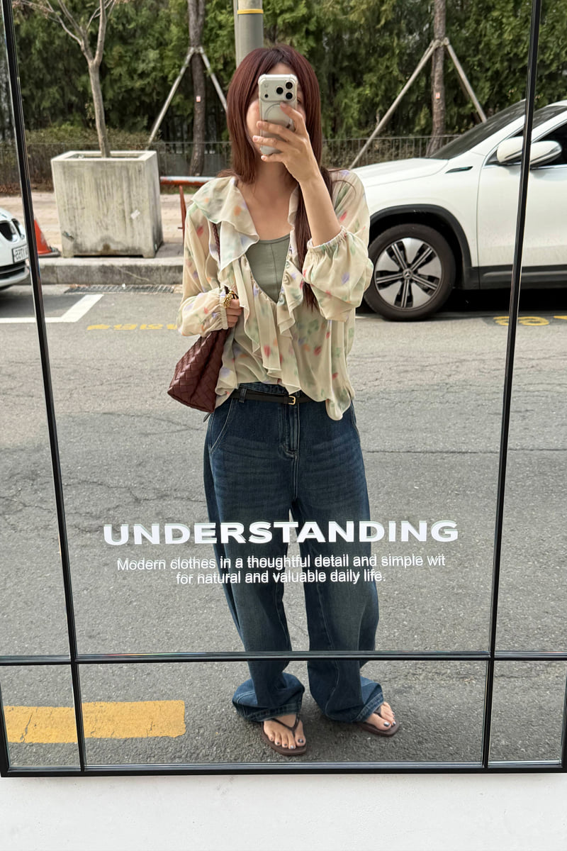 Connaught - Korean Women Fashion - #pursuepretty - Ciel Flower Blouse