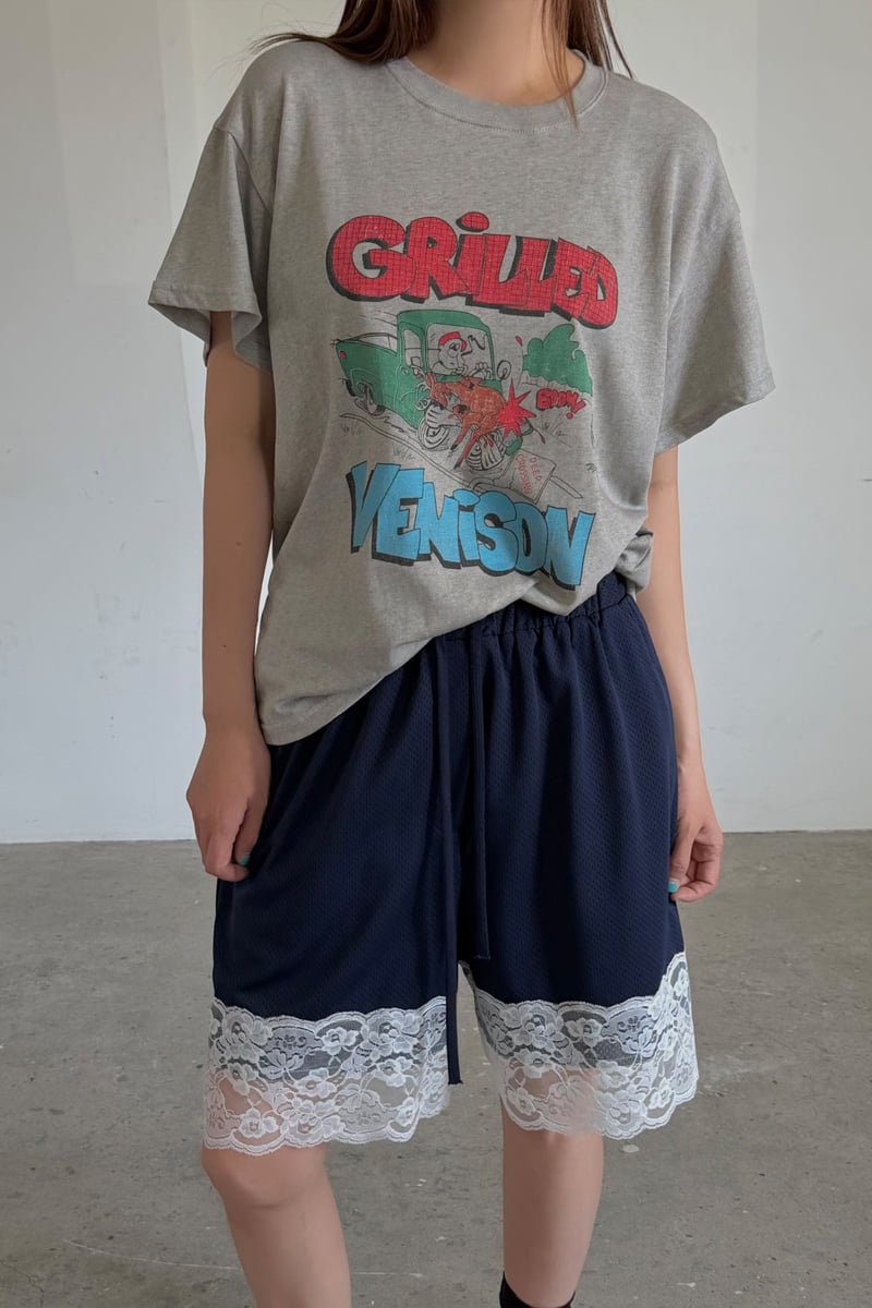 Connaught - Korean Women Fashion - #pursuepretty - Deer Truck Tee - 2