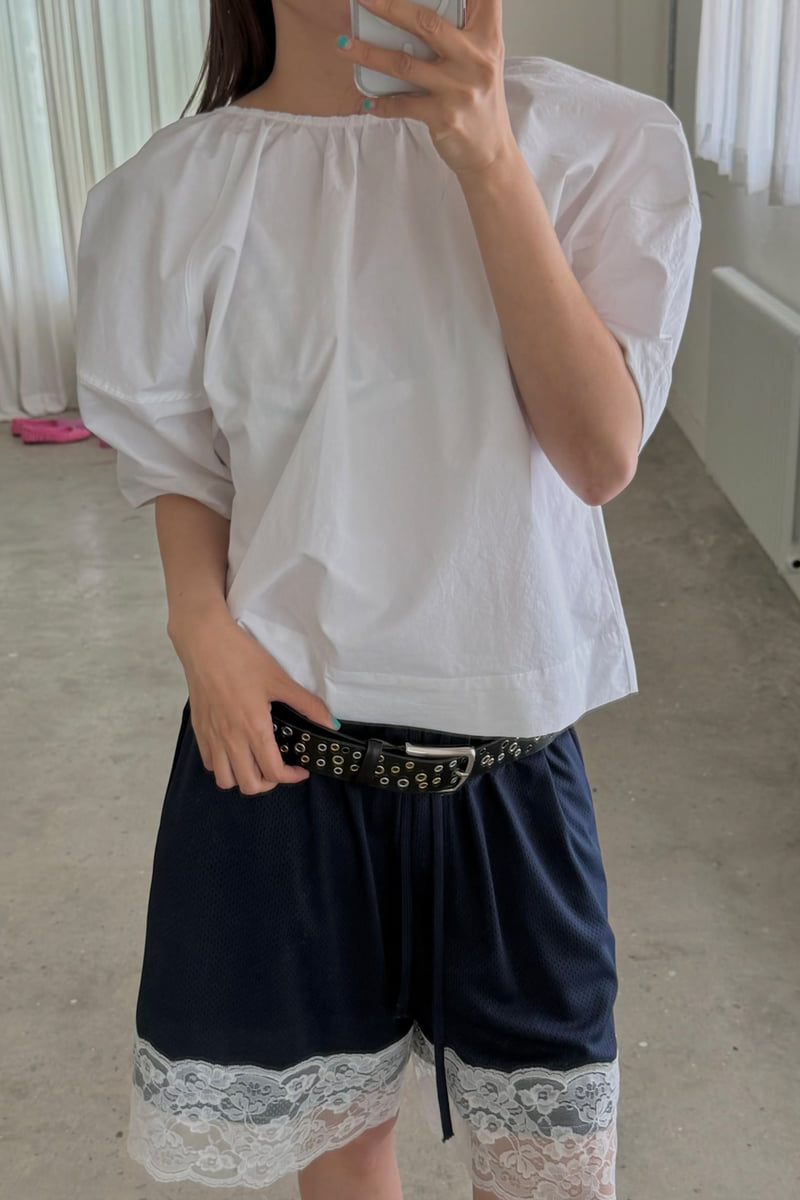 Connaught - Korean Women Fashion - #restrostyle - Big Hole Blouse - 8