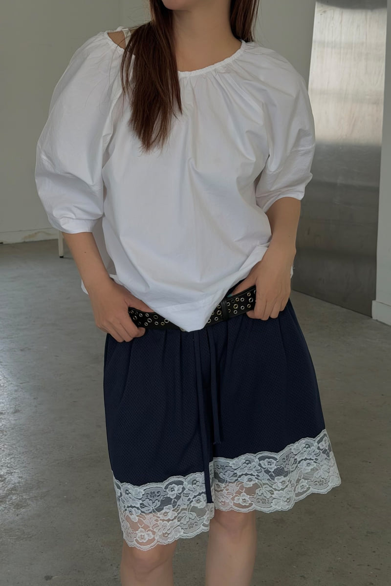 Connaught - Korean Women Fashion - #romanticstyle - Big Hole Blouse - 9