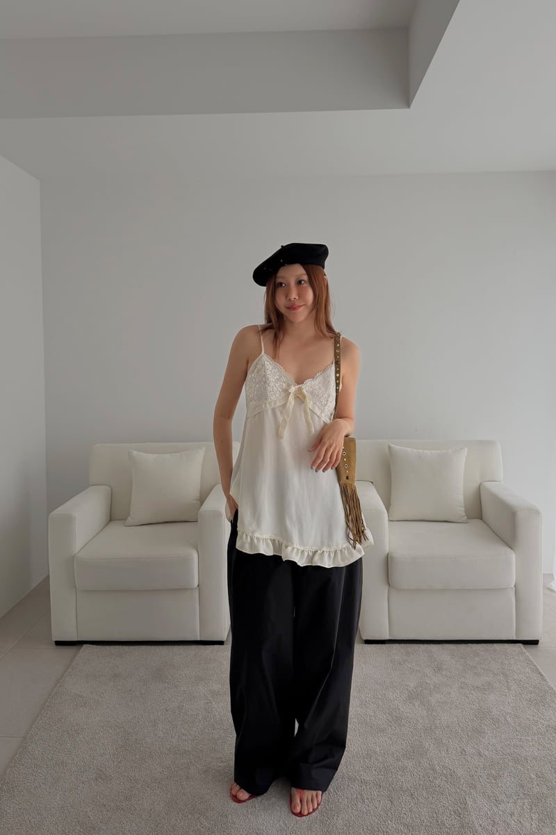 Connaught - Korean Women Fashion - #shopsmall - Bubble Cotton Pants - 2