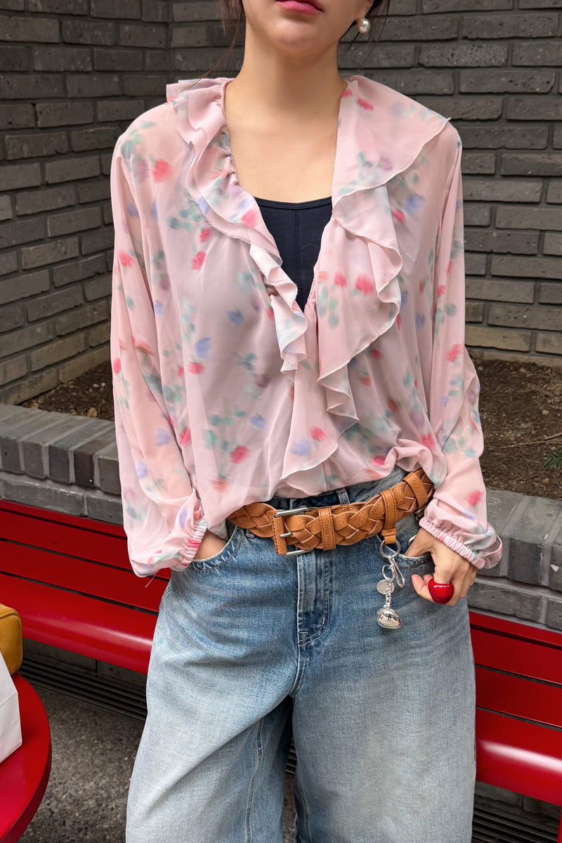 Connaught - Korean Women Fashion - #thelittlethings - Ciel Flower Blouse - 6