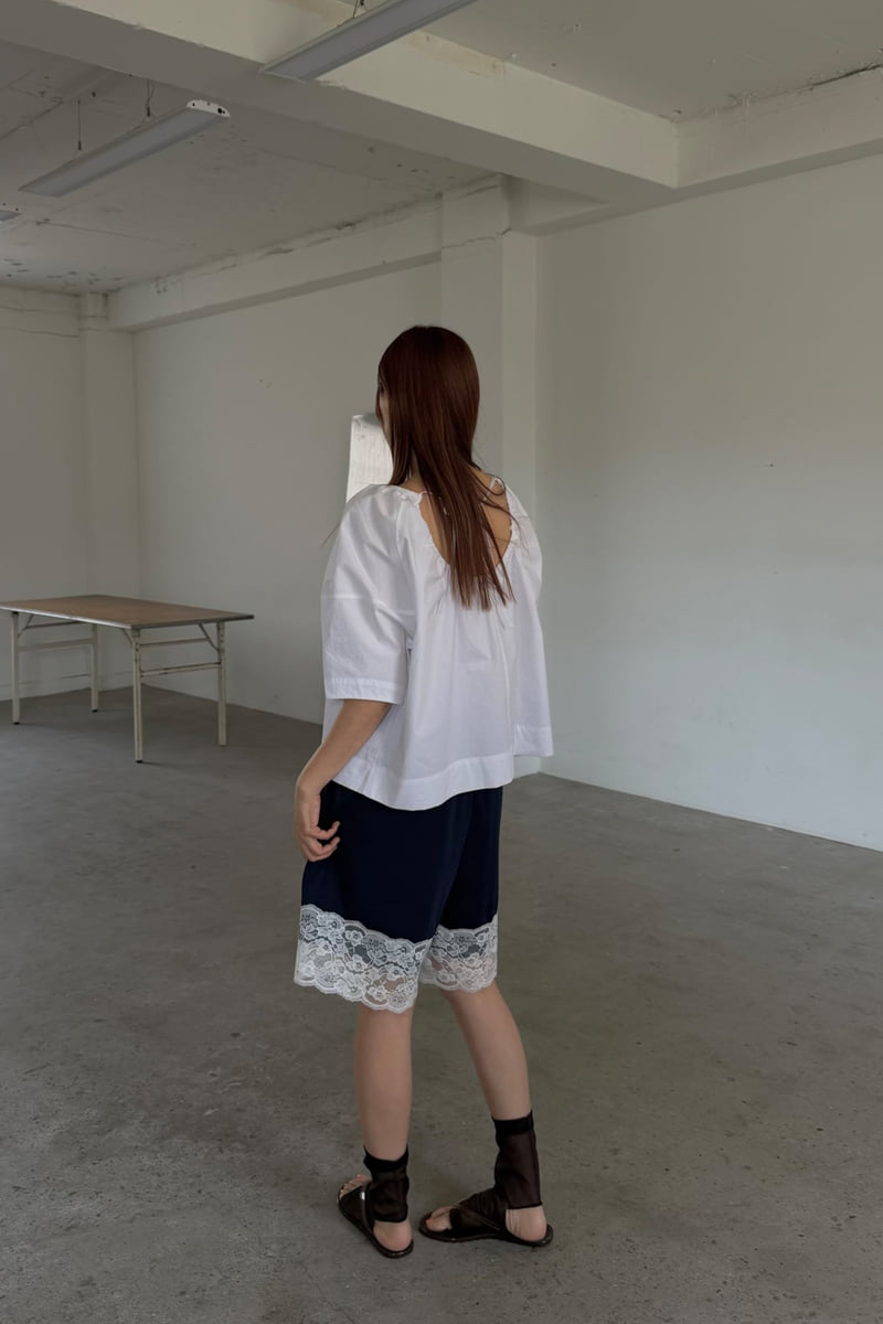 Connaught - Korean Women Fashion - #vintagekidsstyle - Big Hole Blouse - 6