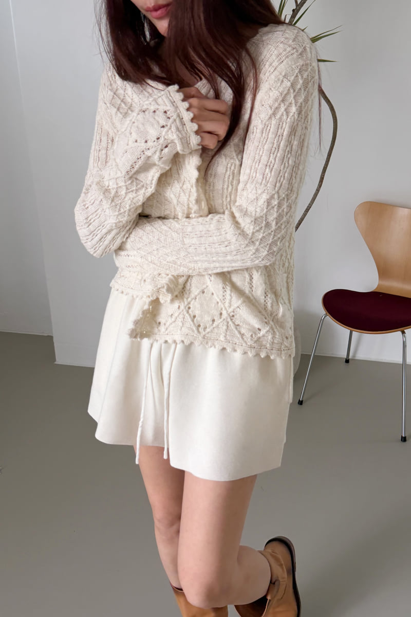 Connaught - Korean Women Fashion - #womensfashion - Clam Cardigan - 2