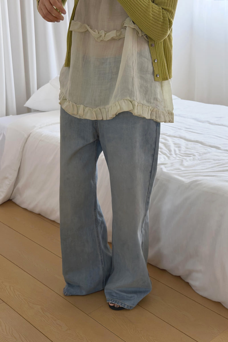 Connaught - Korean Women Fashion - #womensfashion - Camden Wide Bootcut Denim - 2