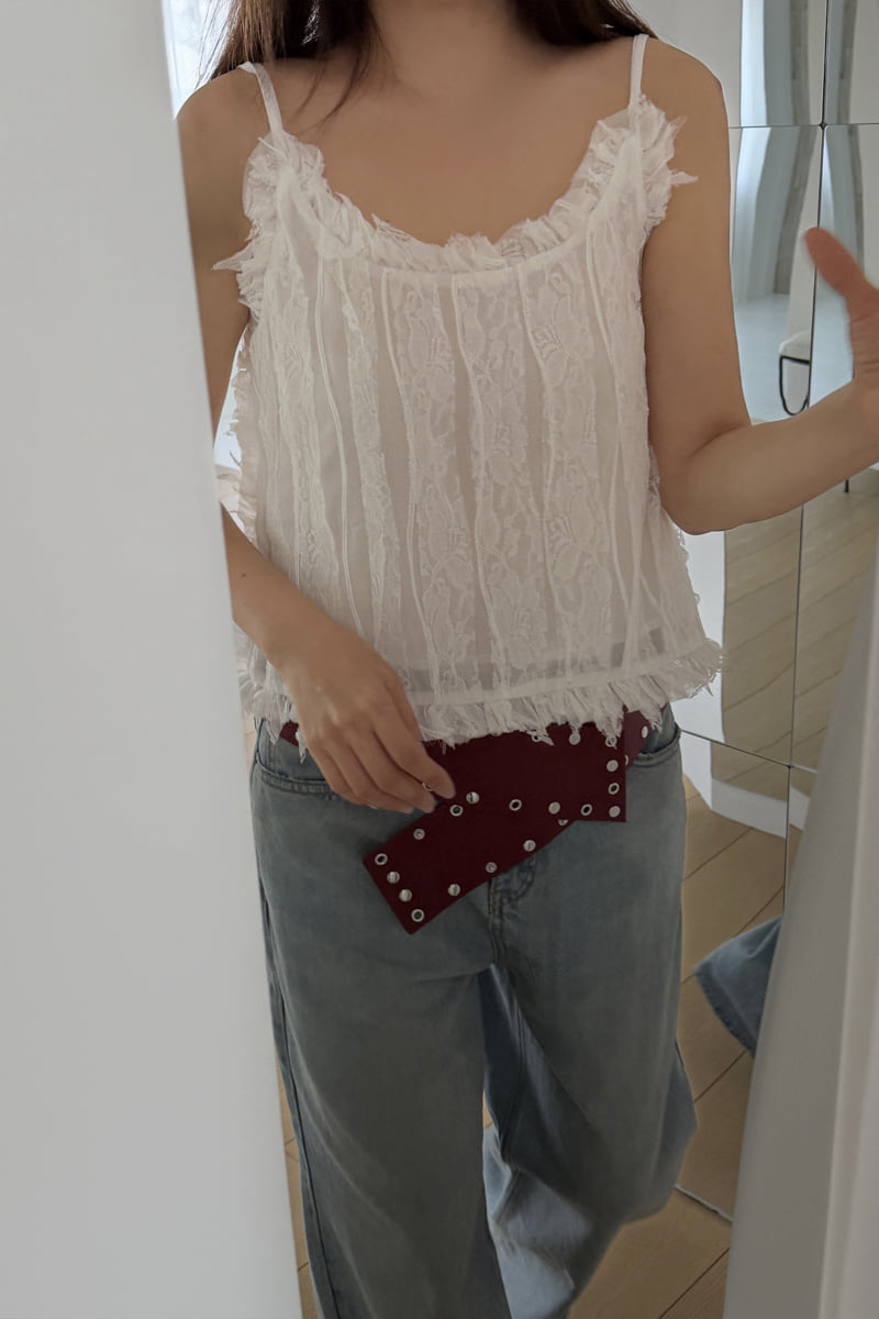 Connaught - Korean Women Fashion - #momslook - Lace Popo Sleeveless - 4