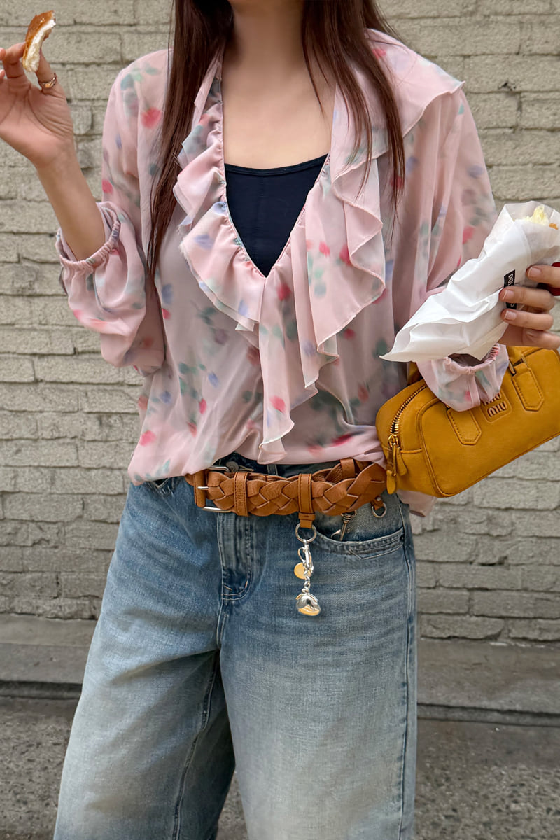 Connaught - Korean Women Fashion - #womensfashion - Ciel Flower Blouse - 8