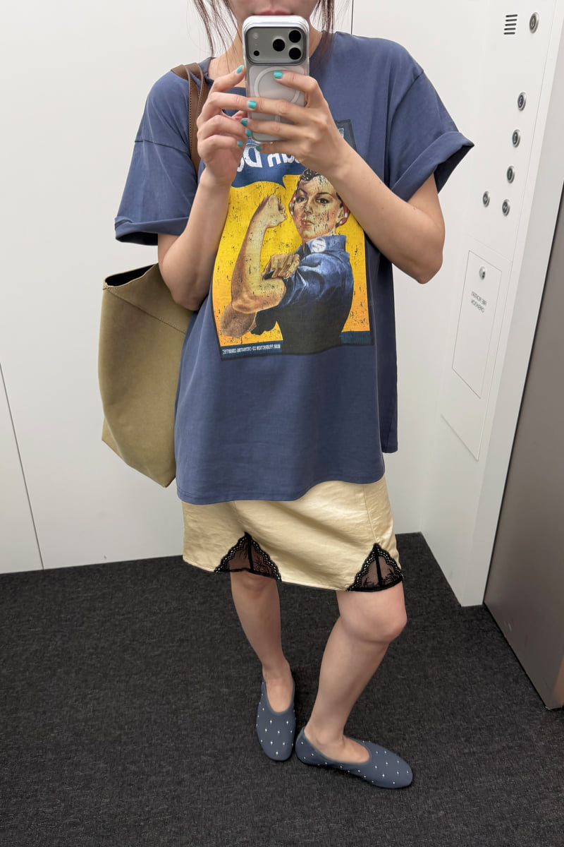 Connaught - Korean Women Fashion - #momslook - You Can Do It Tee - 4