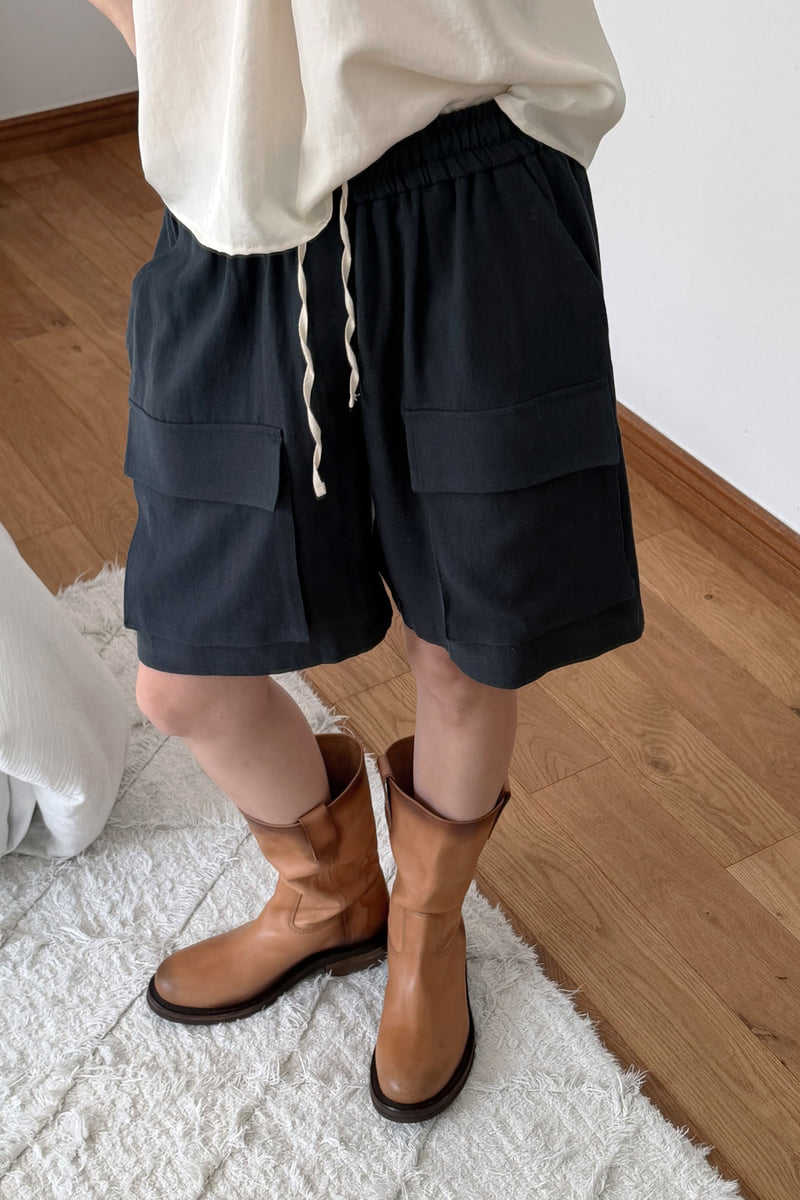 Connaught - Korean Women Fashion - #womensfashion - Pint Cargo Bermuda Pants - 9
