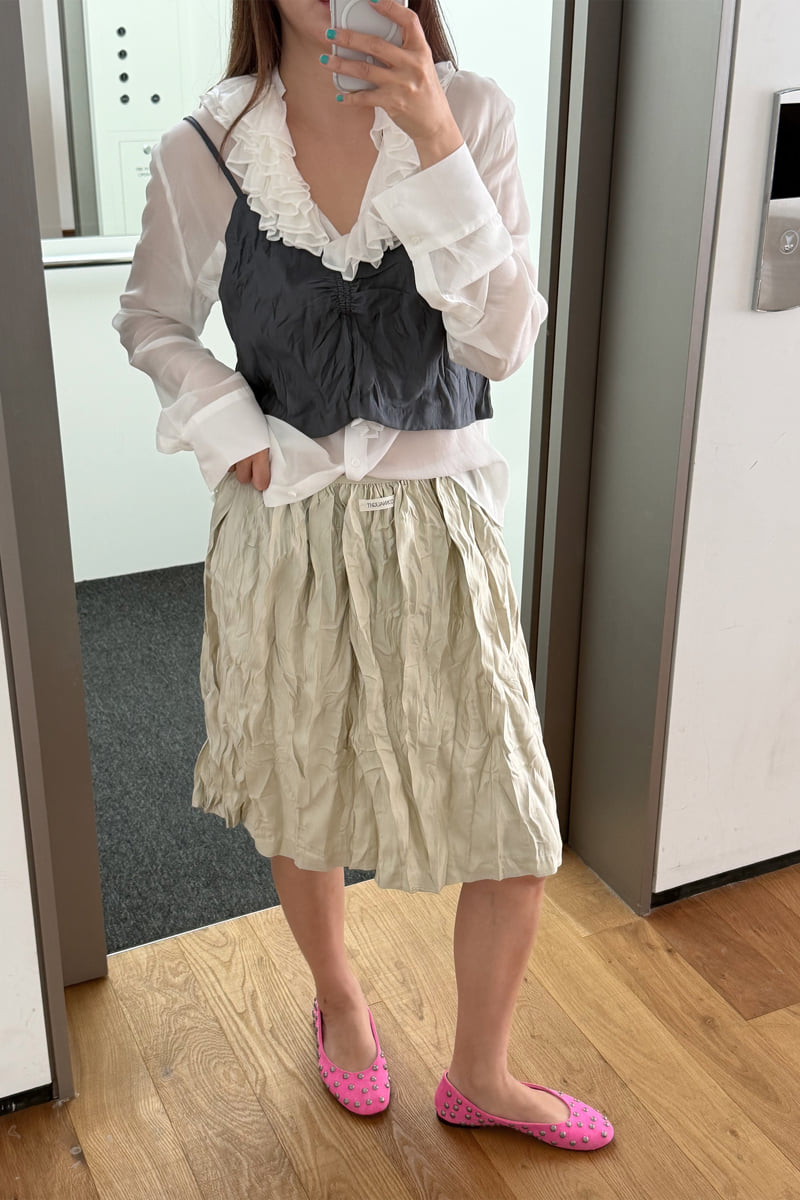 Connaught - Korean Women Fashion - #womensfashion - Rumple Skirt - 3