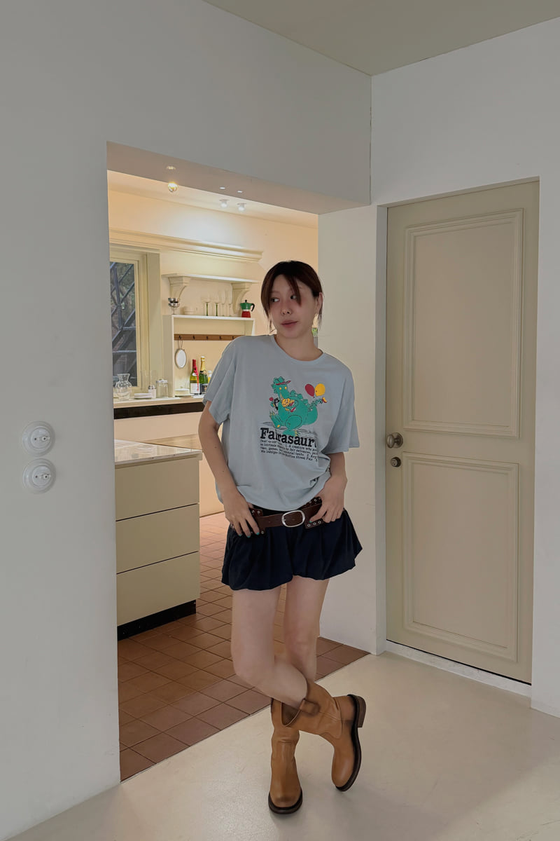 Connaught - Korean Women Fashion - #womensfashion - Dinosaurs Tee - 2