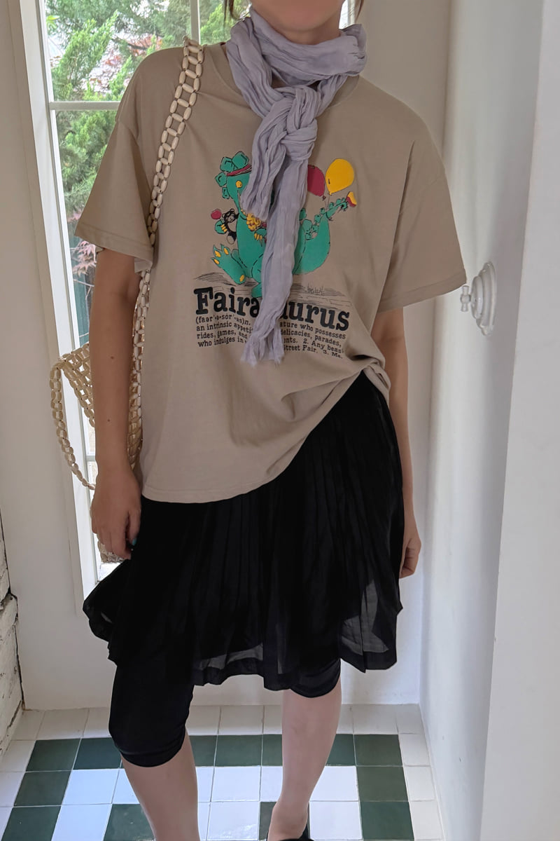 Connaught - Korean Women Fashion - #womensfashion - Dinosaurs Tee - 6