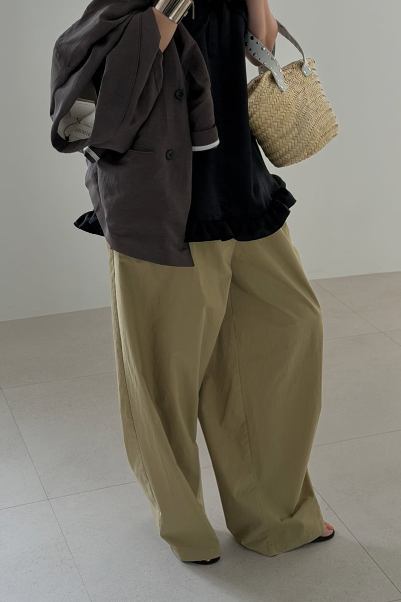 Connaught - Korean Women Fashion - #womensfashion - Bubble Cotton Pants - 10