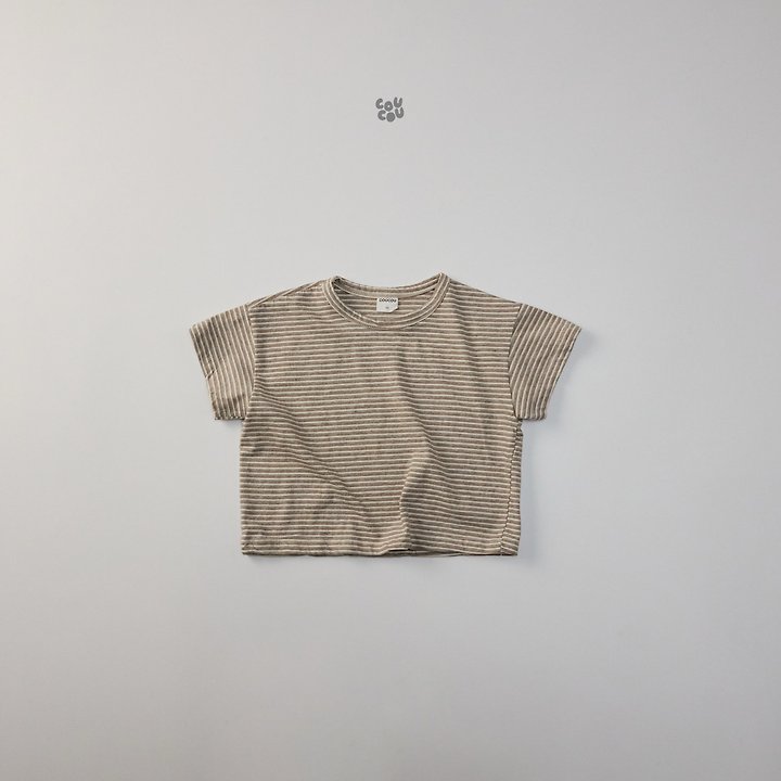 Cou Cou - Korean Children Fashion - #childofig - Multi Stripe Tee - 11