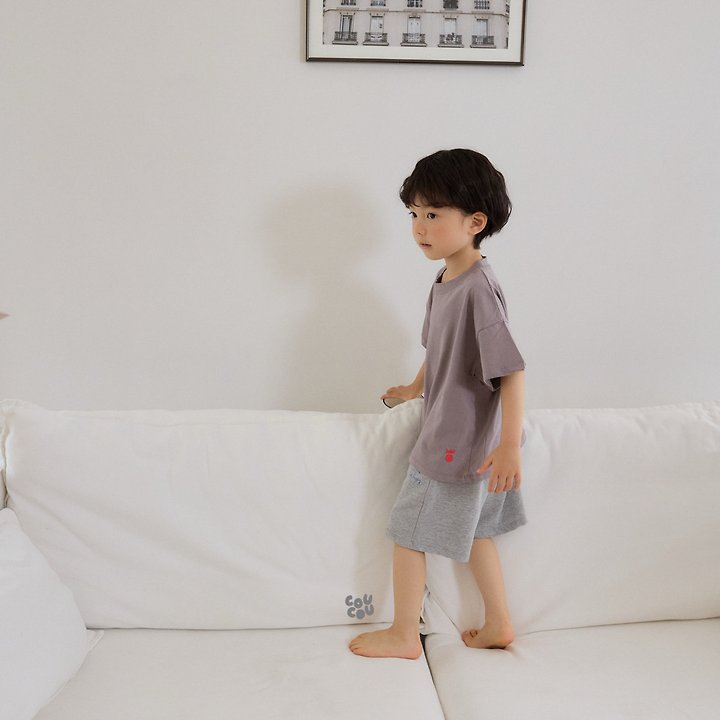 Cou Cou - Korean Children Fashion - #childofig - Sunny Short Sleeve Tee - 6