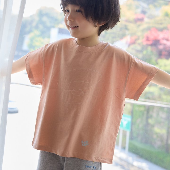 Cou Cou - Korean Children Fashion - #childrensboutique - Circle Short Sleeve Tee - 6