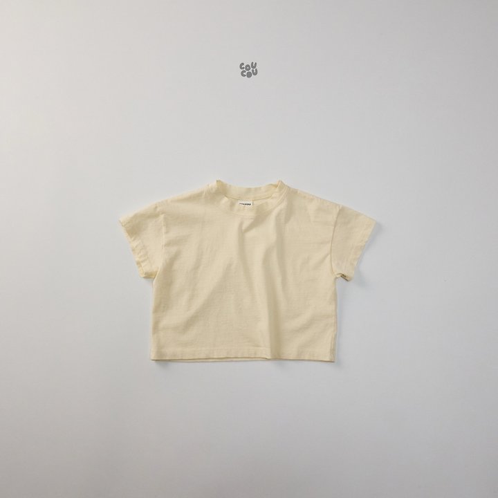 Cou Cou - Korean Children Fashion - #childrensboutique - Basic Short Sleeve Tee - 8