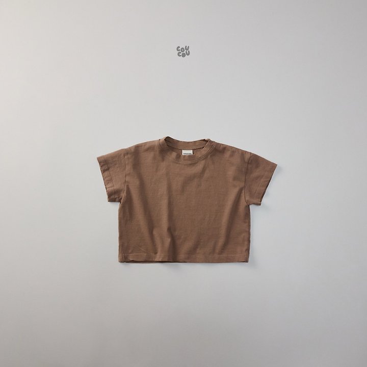 Cou Cou - Korean Children Fashion - #designkidswear - Basic Short Sleeve Tee - 9