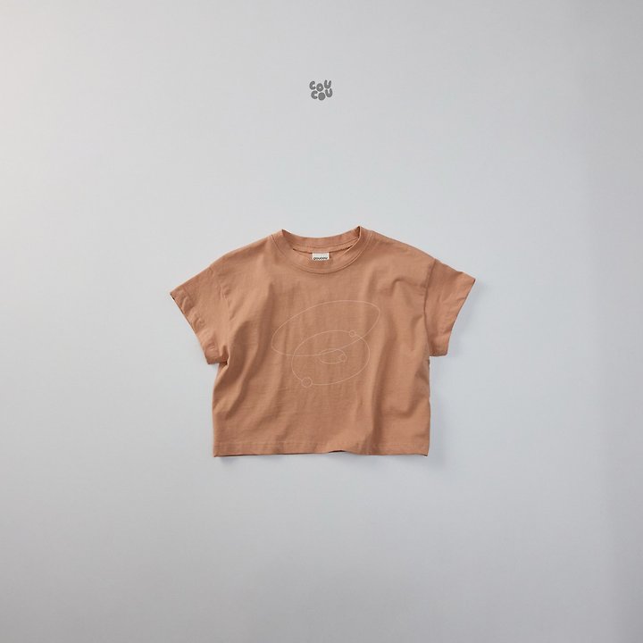 Cou Cou - Korean Children Fashion - #discoveringself - Circle Short Sleeve Tee - 8