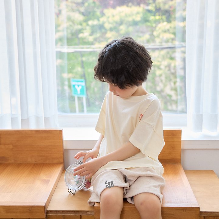 Cou Cou - Korean Children Fashion - #fashionkids - Rainbow Short Sleeve Tee - 8