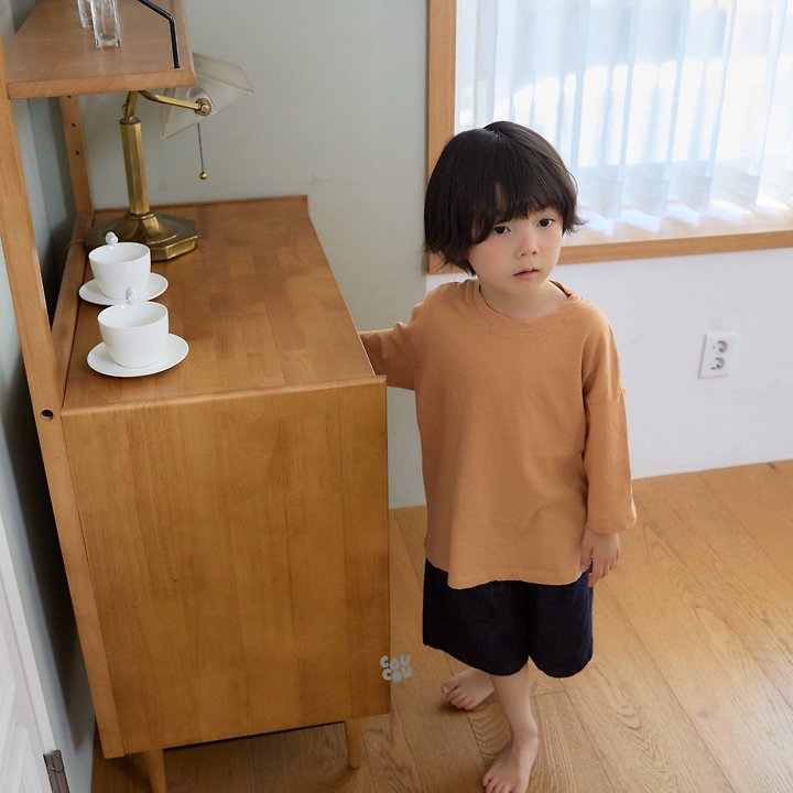 Cou Cou - Korean Children Fashion - #kidsshorts - Basic Tee - 5