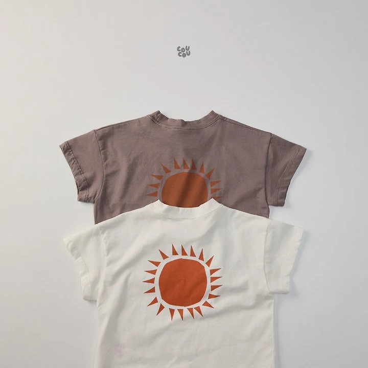Cou Cou - Korean Children Fashion - #kidsstore - Sunny Short Sleeve Tee - 12