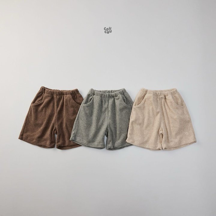 Cou Cou - Korean Children Fashion - #littlefashionista - Terry Shorts - 12