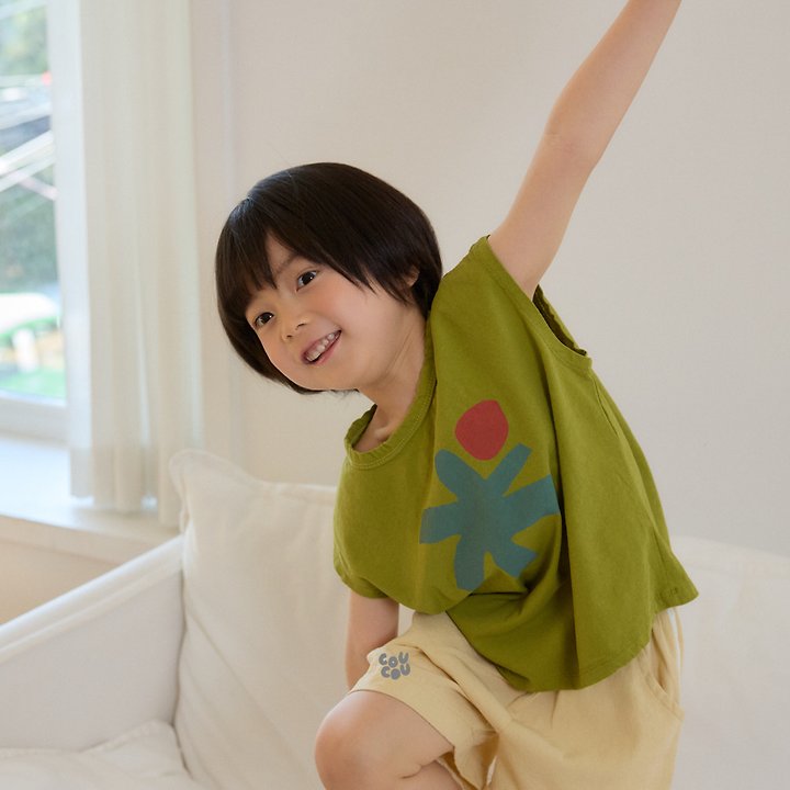 Cou Cou - Korean Children Fashion - #littlefashionista - Shape Drop Sleeveless - 5
