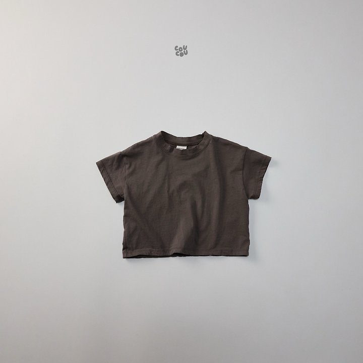 Cou Cou - Korean Children Fashion - #magicofchildhood - Triangle Embroidery Tee - 12