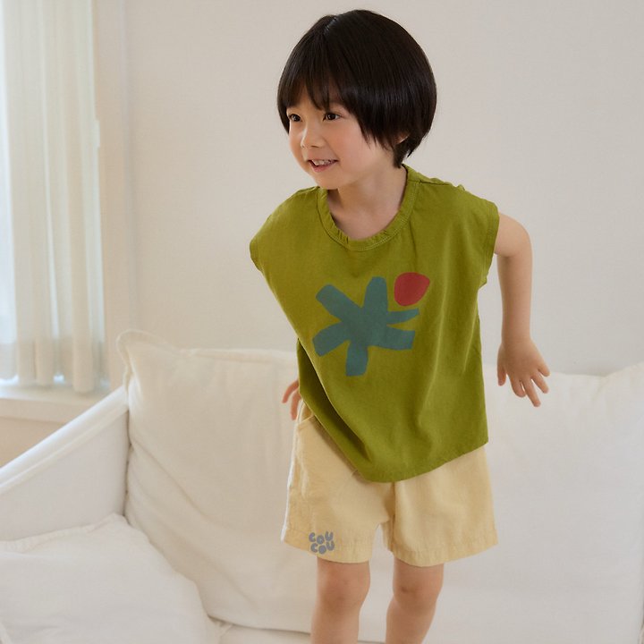 Cou Cou - Korean Children Fashion - #magicofchildhood - Shape Drop Sleeveless - 6