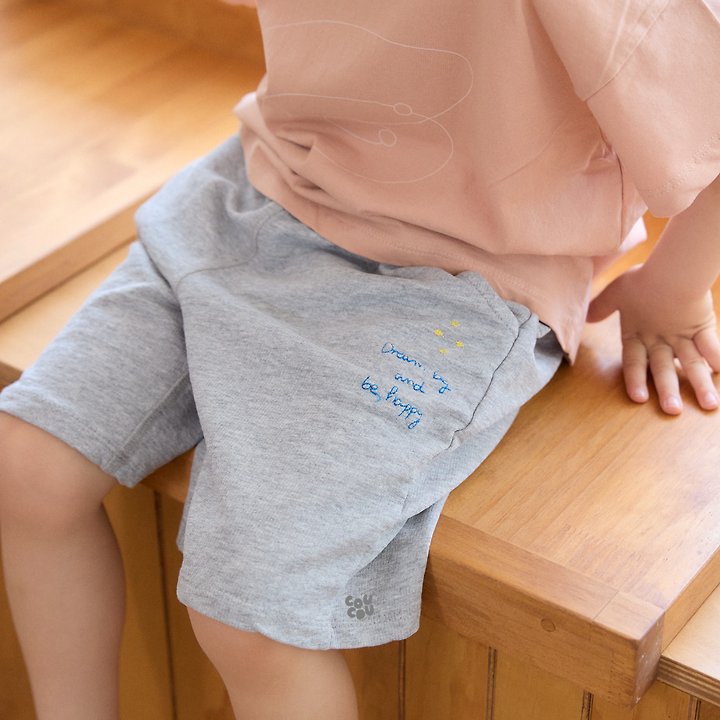 Cou Cou - Korean Children Fashion - #littlefashionista - Dream Embroidery Shorts - 4