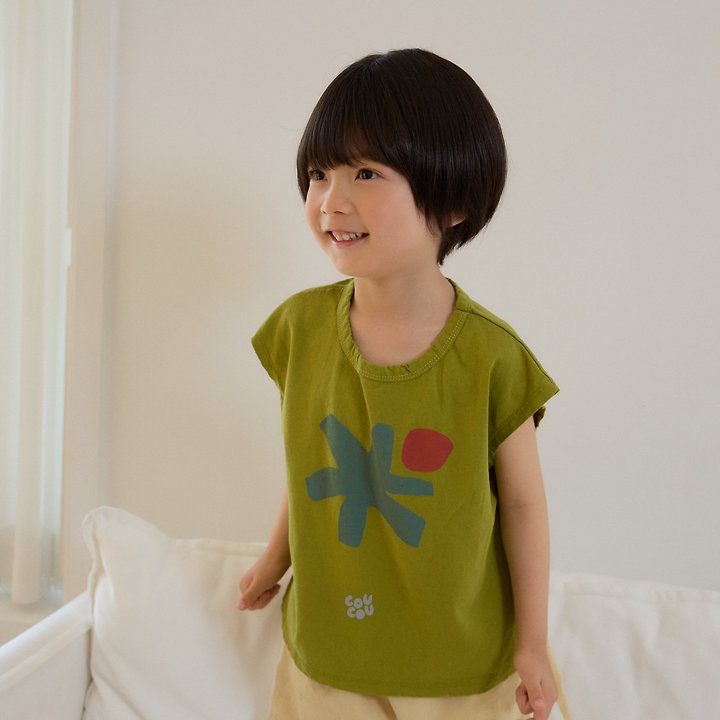 Cou Cou - Korean Children Fashion - #minifashionista - Shape Drop Sleeveless - 7