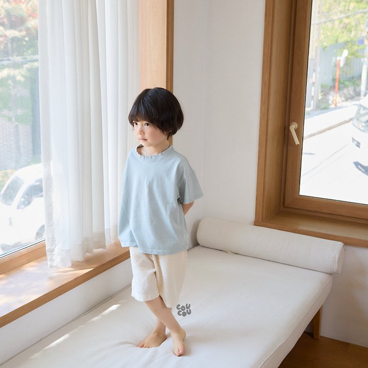 Cou Cou - Korean Children Fashion - #magicofchildhood - Basic Short Sleeve Tee - 4